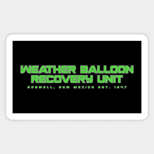 Weather Balloon Recovery Unit Sticker